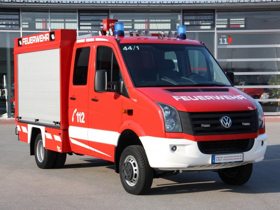 Volkswagen Crafter Double Cab Pickup 4Motion Feuerwehr '2011